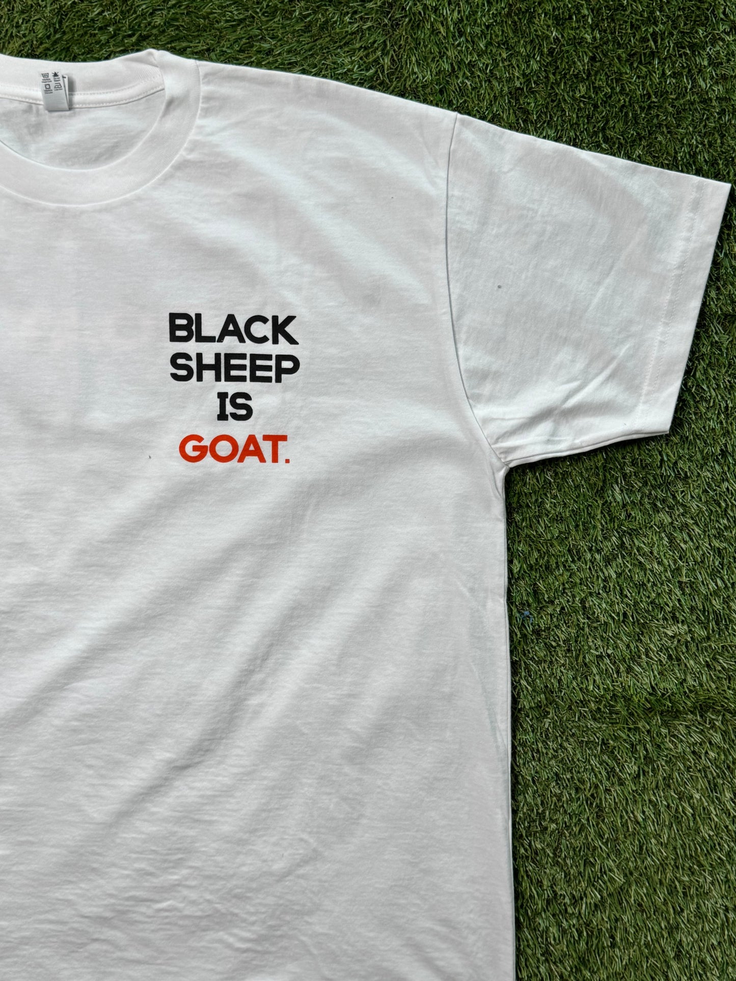 GOAT Status Tee- (White)