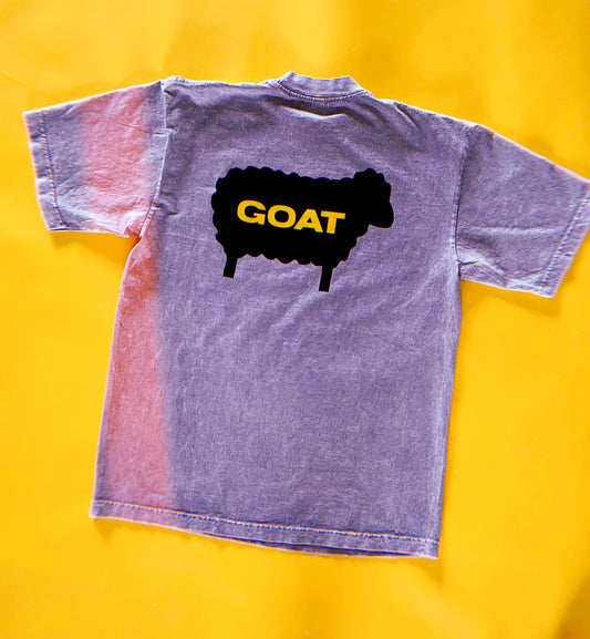 “Black Sheep Is Goat” Tee - (Grey)